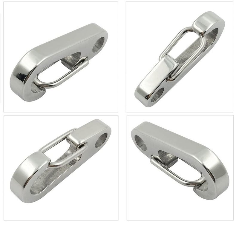 Chyobo Stainless Steel Dog Tag Quick Clips - for Medium and Large Dog Collars - Image 2